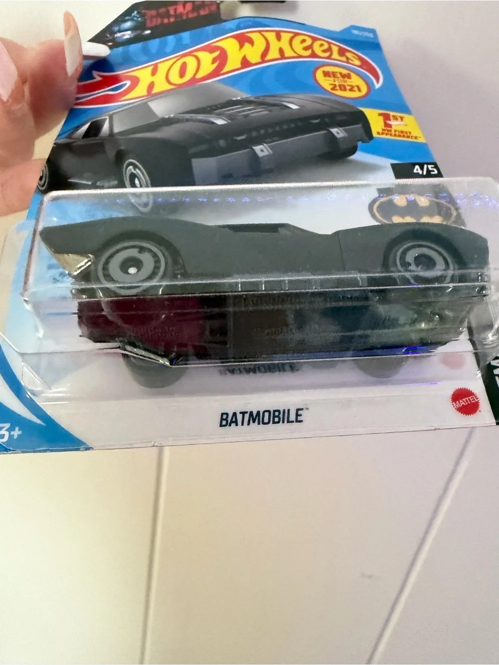 Hot Wheels Batman Black Muscle Car Toy - Official Hot Wheels